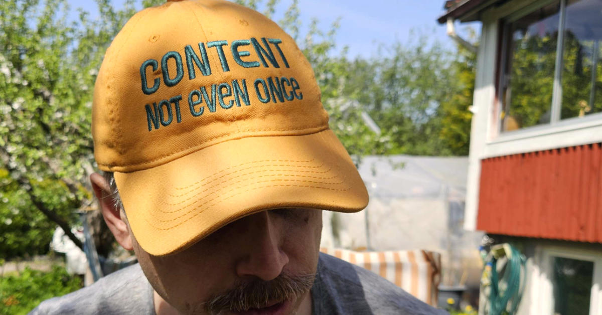 Image 1 of 2 from Content: Not even once - Click to view full size