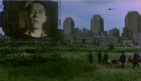 Still from the 1984 film adaptation — Winston Smith's public confession