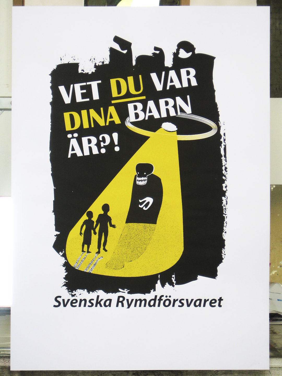 Image 3 of 3 from Screenprint: Svenska Rymdförsvaret - Click to view full size